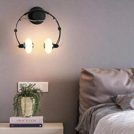 Applique murale LED originale en forme de casque audio — LZ4X9T
