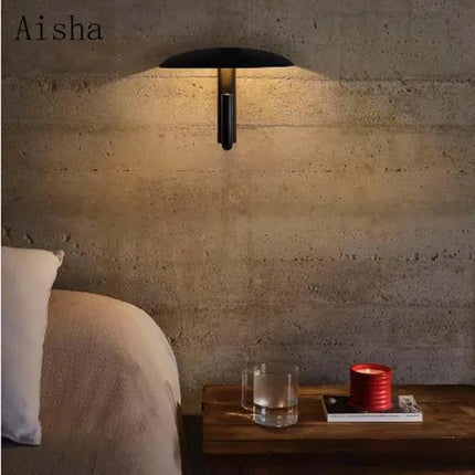 Applique murale champignon parapluie rotative pour tête de lit — LZ4X9P