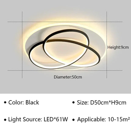 Lustre LED moderne pour décoration intérieure lumineuse — LZ4X9T1