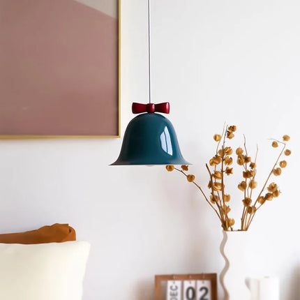 Suspension moderne en forme de cloche avec nœud décoratif — LZ4XJ9