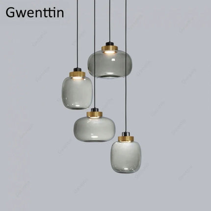 Suspension en verre au design moderne pour intérieur nordique — LZ4N7Q2