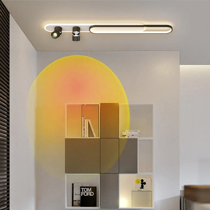 Plafonnier mural minimaliste moderne pour balcon allongé — LZ7D9X