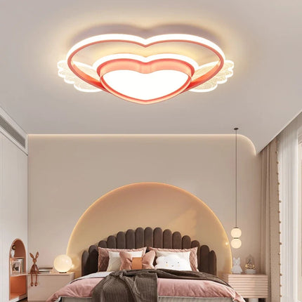 Plafonnier en forme de cœur pour chambre de petite fille — LZ4X9P