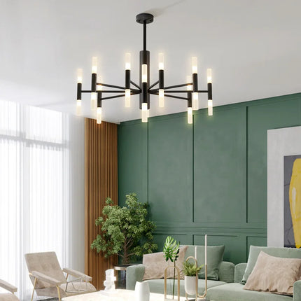Lustre suspension design art déco moderne pour intérieur lumineux — LZ4X9P2