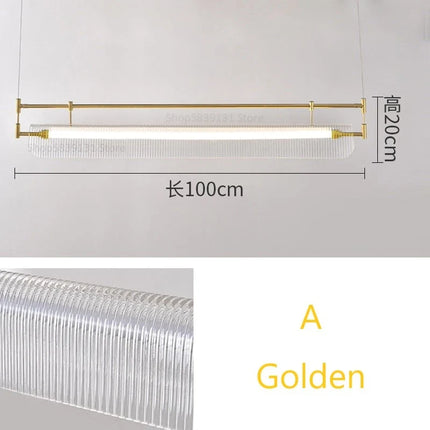 Suspension LED moderne minimaliste en acrylique italien — LZ4X9M