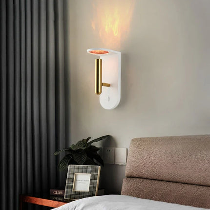 Lustre LED minimaliste effet flamme pour intérieur moderne — LZ4XJ9