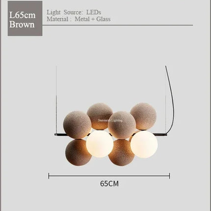 Suspension créative en flanelle style nordique pour intérieur moderne — LZ4P9X
