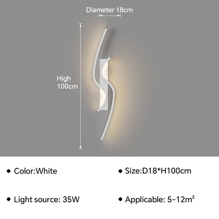 applique murale led moderne pour décoration intérieure élégante