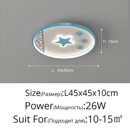 Lustre nordique lumineux style dessin animé pour enfants — LZ4X9J