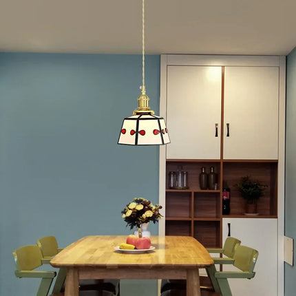 Lustre lumineux en verre pour décoration intérieure nordique — LZ4T9XQ