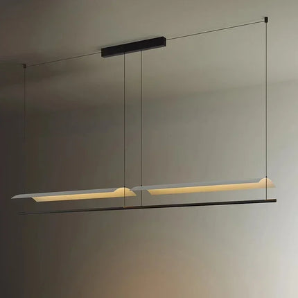 Lustre suspension moderne nordique design long et épuré — LZ4F7XQ