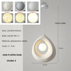 Blanc A teinte 3 / 3 lumières interchangeables