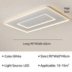 Oblong Blanc L90CM / Blanc tricolore