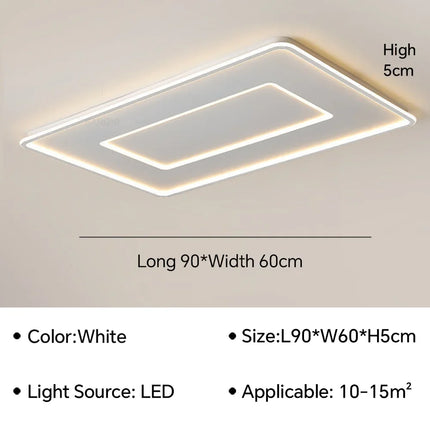 Plafonnier LED moderne pour une décoration intérieure lumineuse — LZ4X9P