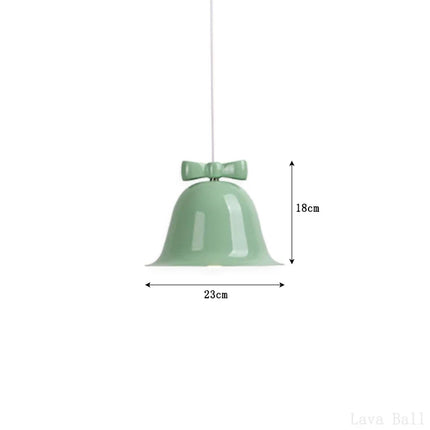 Suspension moderne en forme de cloche avec nœud décoratif — LZ4XJ9