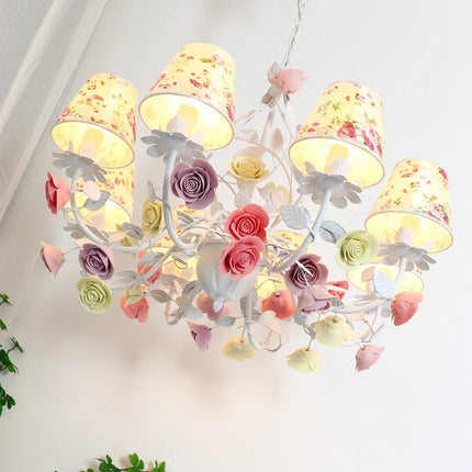 Lustre LED en céramique au style nordique rétro pour éclairage élégant — LZ4P9XJ