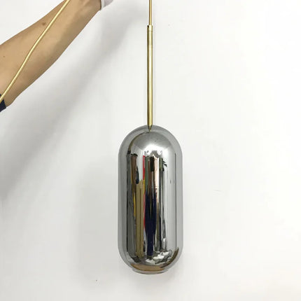 Suspension nordique avec abat-jour boule en verre pour salle à manger et chambre — LZ4X9T2