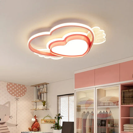 Plafonnier en forme de cœur pour chambre de petite fille — LZ4X9P