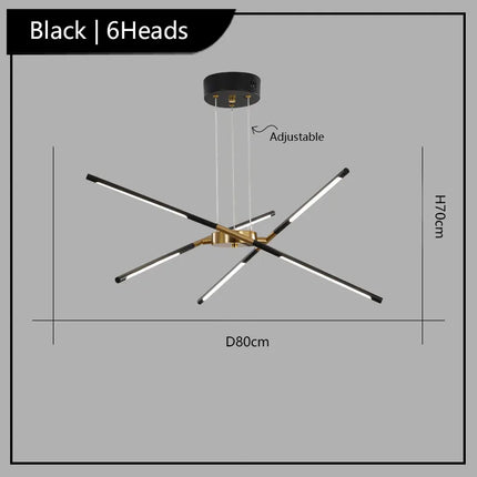 Lustre suspension LED design créatif décoratif Winfordo — LZ4X9Q