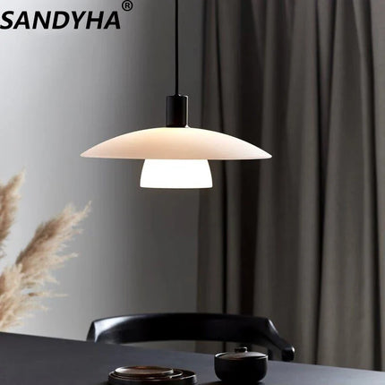 Lustre suspension en verre au design danois moderne — LZ4F9X2