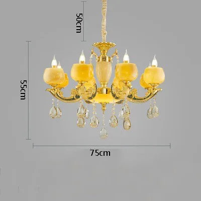 Lustre suspension rétro en alliage de zinc pour ambiance chaleureuse — LZ4X9M2