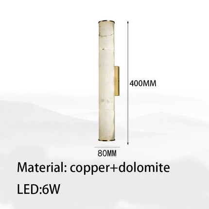 Applique murale nordique en marbre pour décoration intérieure — LZ4T9QJ