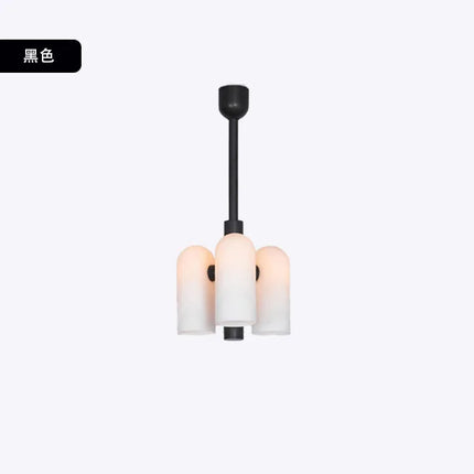 Lustre suspension en verre laiteux au design moderne élégant — LZ4X9J