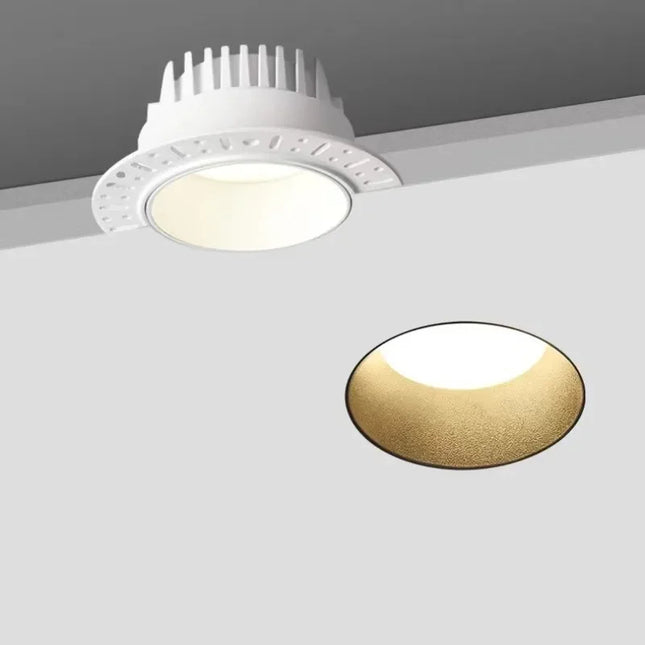 Spot encastré sans bord anti-reflet COB dimmable 7W-15W pour plafond — LZ4X9Q