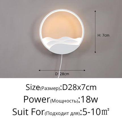 Applique murale LED pour lit mezzanine avec protection des yeux — LZ4XJ9