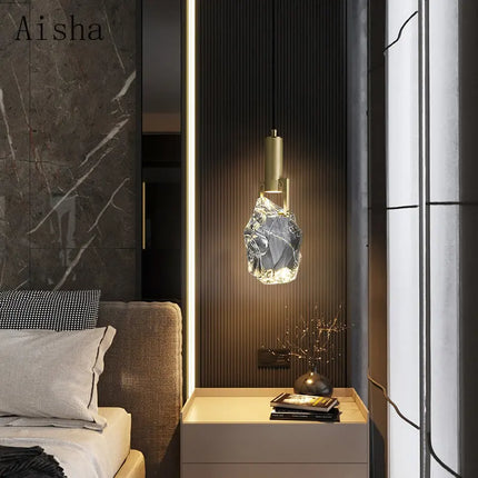 Suspension en cristal de luxe pour décoration intérieure raffinée — LZ4X9QJ2