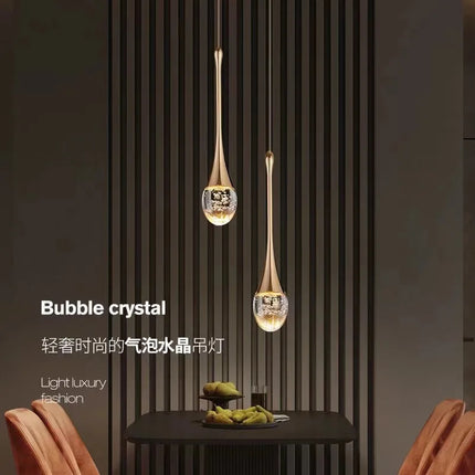 Lustre à bulles de cristal pour décoration moderne — LZ4X9Q7J