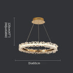 60cm d'or / Lumière chaude 3000K