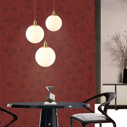 Suspension boule ronde en verre nordique 8-50 cm pour salon et café — LZ4X9P2