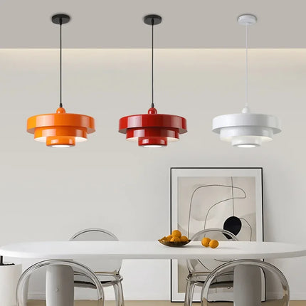 Suspension LED macaron en acier au carbone et aluminium — LZ4P9X