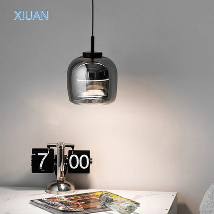 Lampe de chevet suspension en verre simple pour luminaire — LZ4X9P