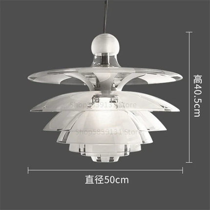 Suspension LED moderne en acrylique pour intérieur — LZ4X9T