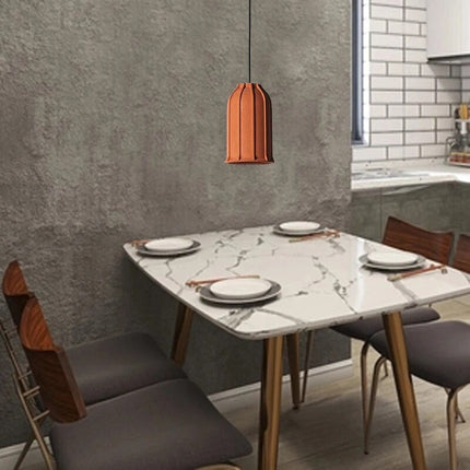Suspension industrielle au design créatif orange — LZ4X9M