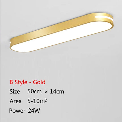 Plafonnier LED moderne pour balcons, couloirs, chambres et cuisine — LZ4X9P2