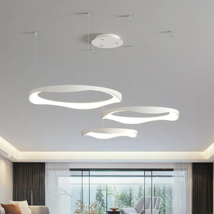 Lustre circulaire LED au design nordique moderne et créatif — LZ4P9XQ