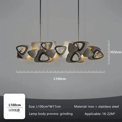 Lustre suspension créatif style postmoderne en forme de coquille — LZ4X9P2