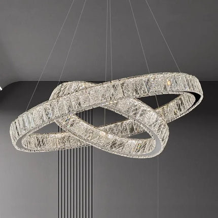 Lustre moderne en cristal pour éclairage élégant — LZ4P9XQ