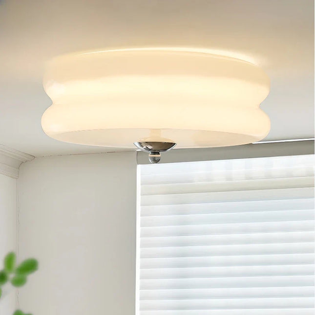 Plafonnier LED en verre au style rétro pour décoration moderne — LZ4XJ9