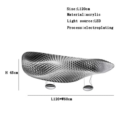 Lustre suspension LED italien en forme de goutte postmoderne — LZ4X9J