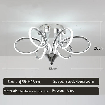 Plafonnier LED lumineux pour décoration intérieure moderne 2024 — LZ4X9P2