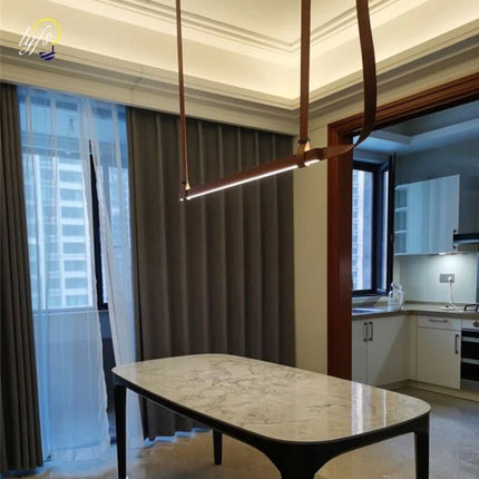 Suspension LED moderne pour salle à manger et décoration centrale — LZ3F9Q2