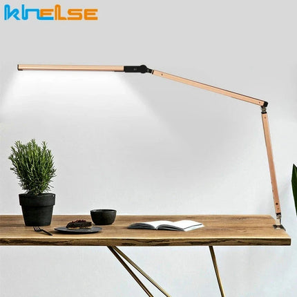 Lampe de bureau moderne à bras long avec variateur d’intensité et économie d’énergie — LZ4X9P