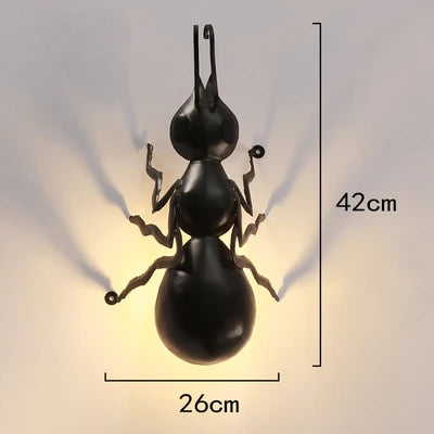 Applique murale décorative motif insecte créatif — LZ4X9P2