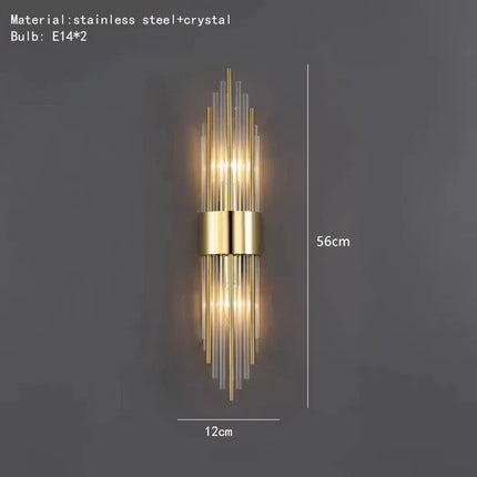 Applique murale moderne en verre pour mur TV — LZ4X9P2