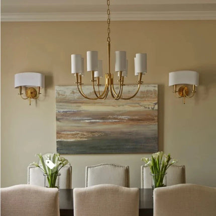 Lustre suspension nordique style rural en cuivre — LZ4X9T1