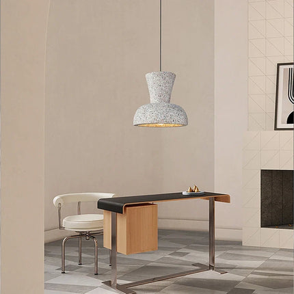Lustre LED suspension nordique style wabi sabi pour bar et intérieur — LZ4X7Q